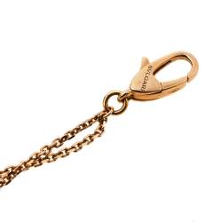 Pre Owned Bvlgari Divas' Dream Turquoise 18K Rose Gold Double Strand Bracelet SM