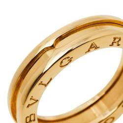 Bvlgari B.zero1 18K Yellow Gold One-Band Ring Size EU 55