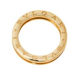 Bvlgari B.zero1 18K Yellow Gold One-Band Ring Size EU 55
