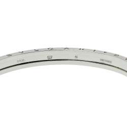 Bvlgari B.Zero1 18K Rose Gold and Steel Cuff Bracelet S