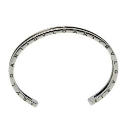 Bvlgari B.Zero1 18K Rose Gold and Steel Cuff Bracelet S