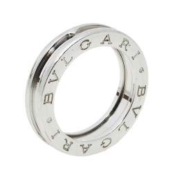 Bvlgari B.zero1 18K White Gold One-Band Ring Size EU 51