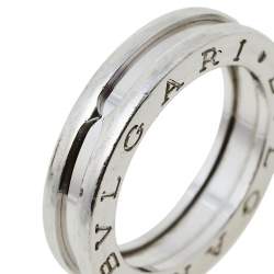 Bvlgari B.zero1 18K White Gold One-Band Ring Size EU 51