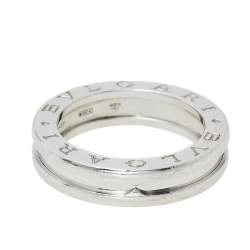 Bvlgari B.zero1 18K White Gold One-Band Ring Size EU 51