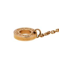 Pre Owned Bvlgari Divas' Dream Mother of Pearl 18K Rose Gold Bracelet M/L