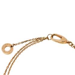 Pre Owned Bvlgari Divas' Dream Mother of Pearl 18K Rose Gold Bracelet M/L