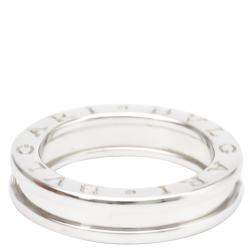 Bvlgari B.Zero1 1-Band White Gold Ring Size EU 51