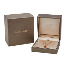 Pre Owned Bvlgari Divas' Dream Mother of Pearl 18K Rose Gold Bracelet M/L