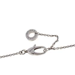 Pre Owned Bvlgari Divas' Dream Diamond 18K White Gold Pendant Necklace