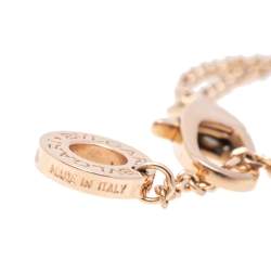 Bvlgari Divas’ Dream Mother of Pearl 18K Rose Gold Charm Bracelet M/L