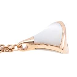 Bvlgari Divas’ Dream Mother of Pearl 18K Rose Gold Charm Bracelet M/L