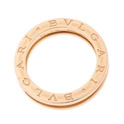 Bvlgari B.Zero1 18k Rose Gold 1-Band Ring Size 54 