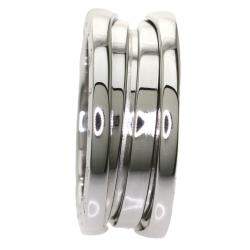 Pre Owned Bvlgari B.Zero1 18K White Gold Ring EU 49