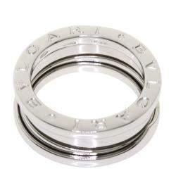 Pre Owned Bvlgari B.Zero1 18K White Gold Ring EU 49