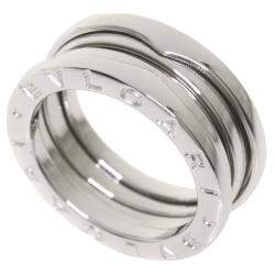 Pre Owned Bvlgari B.Zero1 18K White Gold Ring EU 49