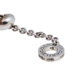 Pre Owned Bvlgari B.Zero1 18K White Gold Station Necklace