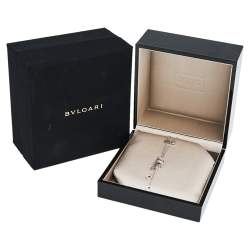 Pre Owned Bvlgari B.Zero1 18K White Gold Station Necklace