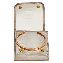 Bvlgari B.Zero1 18K Rose Gold Open Cuff Bracelet M