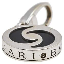  Bvlgari Allegra Onyx 18K White Gold Optical Charm 