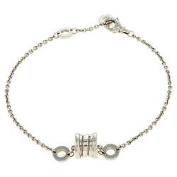 Pre Owned  Bvlgari B.Zero1 18K White Gold Charm Bracelet
