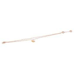 Pre Owned Bvlgari Divas' Dream Mother of Pearl 18K Rose Gold Bracelet SM 