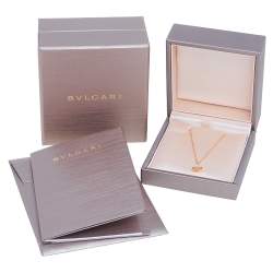 Pre Owned Bvlgari Divas' Dream Mother of Pearl 18K Rose Gold Bracelet SM 