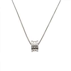 Bvlgari B.Zero1 18K White Gold Pendant Necklace