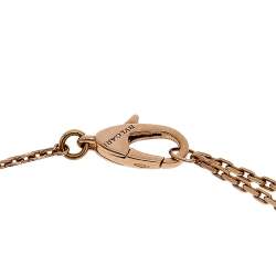 Pre Owned Bvlgari Divas' Dream Mother of Pearl Diamond 18K Rose Gold Pendant Necklace