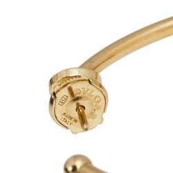 Pre Owned Bvlgari B.Zero1 18k Yellow Gold Hoop Earrings