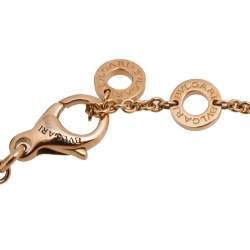 Bvlgari Divas' Dream Mother of Pearl Malachite 18K Rose Gold Bracelet M/L