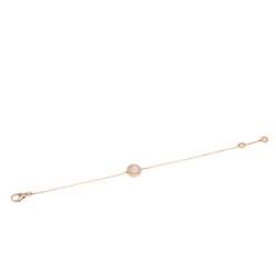 Pre Owned Bvlgari Bvlgari Mother of Pearl Carnelian 18K Rose Gold Bracelet M/L