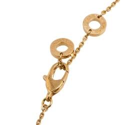 Pre Owned Bvlgari Divas' Dream Mother of Pearl Diamond 18K Yellow Gold Pendant Necklace