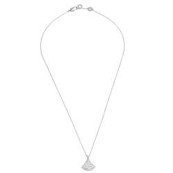 Pre Owned Bvlgari Divas' Dream Diamond 18K White Gold Pendant Necklace