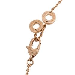 Pre Owned Bvlgari Divas' Dream Mother of Pearl Diamond 18K Rose Gold Pendant Necklace