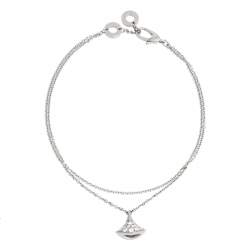 Pre Owned Bvlgari Divas' Dream Diamond 18k White Gold Charm Bracelet S/M