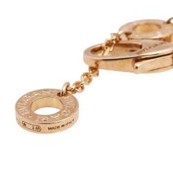 Pre Owned Bvlgari Divas' Dream Mother of Pearl Diamond 18K Rose Gold Pendant Necklace