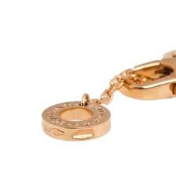 Pre Owned Bvlgari Divas' Dream Mother of Pearl Diamond 18K Rose Gold Pendant Necklace