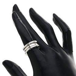 Pre Owned Bvlgari B-zero1 18K White Gold Ring EU 50.5
