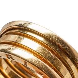 Pre Owned Bvlgari B.Zero1 18K Rose Gold 3-Band Ring Size 52