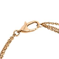 Pre Owned Bvlgari Divas' Dream Mother of Pearl 18K Rose Gold Bracelet SM 