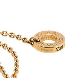 Pre Owned Bvlgari Divas' Dream Mother of Pearl 18K Rose Gold Bracelet SM 