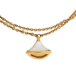 Bvlgari Divas' Dream Mother of Pearl 18K Rose Gold Bracelet SM 