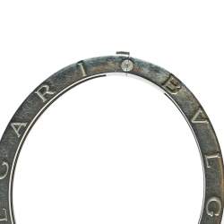 Pre Owned Bvlgari B.Zero1 18k Yellow Gold and Stainless Steel Bangle Bracelet