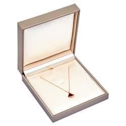 Pre Owned Bvlgari Divas' Dream Carnelian Diamond 18K Rose Gold Necklace