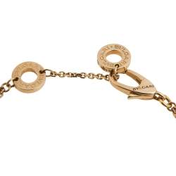 Pre Owned Bvlgari Divas' Dream Carnelian 18k Rose Gold Bracelet SM