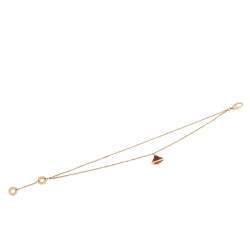 Pre Owned Bvlgari Divas' Dream Carnelian 18k Rose Gold Bracelet SM