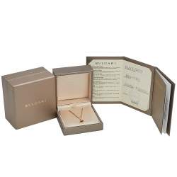 Pre Owned Bvlgari Divas' Dream Diamond 18k Rose Gold Charm Bracelet SM