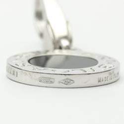 Pre Owned Bvlgari Bvlgari 18K White Gold Onyx Charms and Pendants
