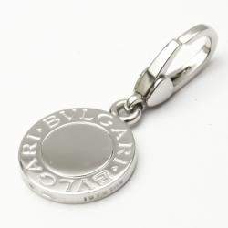 Pre Owned Bvlgari Bvlgari 18K White Gold Onyx Charms and Pendants