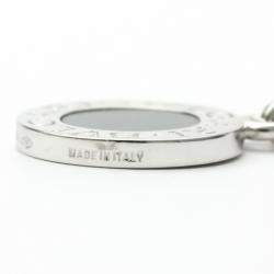 Pre Owned Bvlgari Bvlgari 18K White Gold Onyx Charms and Pendants